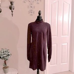 Jennifer Lopez brand new sparkle dress XL color Plum